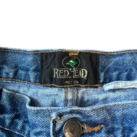 NWOT RedHead 5-Pocket Medium Washed Utility Denim Shorts for Men 35 100% Cotten - Picture 6 of 7